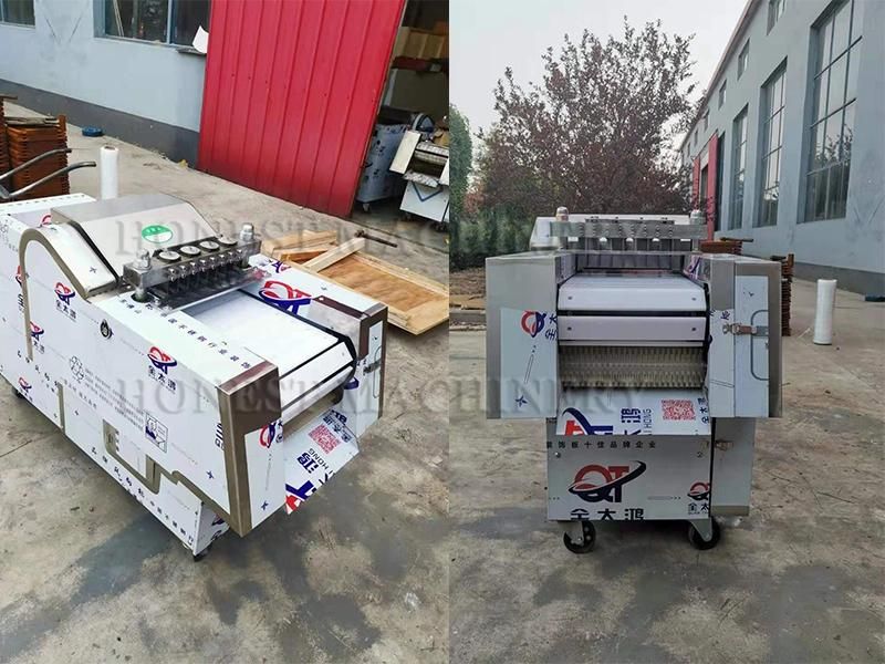 Stainless Steel Chicken Meat Dicer Machine / Beef Meat Cutting Machine