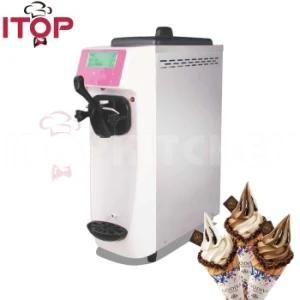 Commercial Frozen Yogurt Machine, Soft Ice Cream Machine with Touch Screen