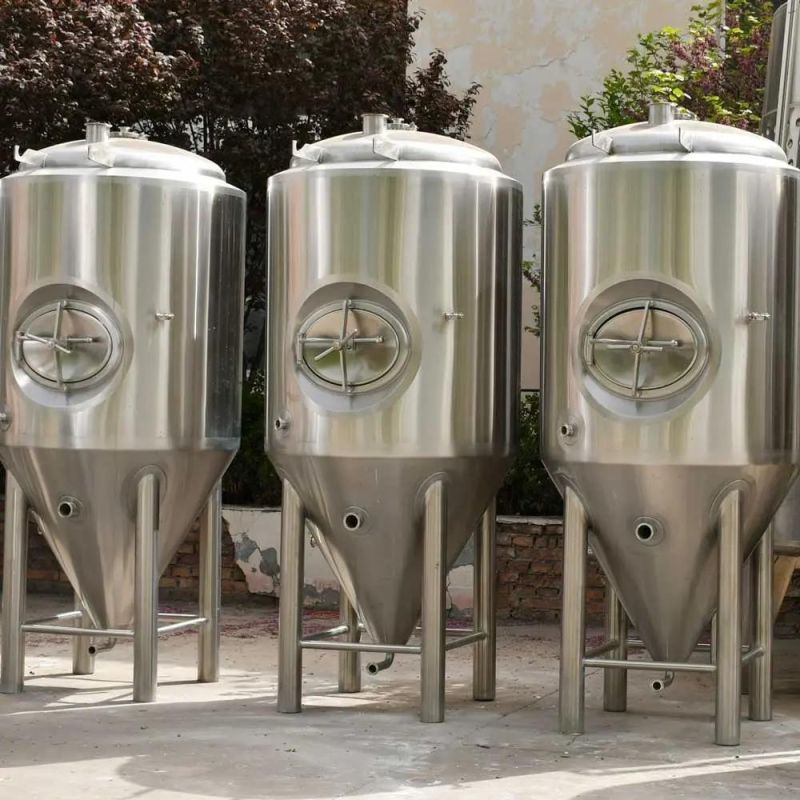 SUS 304 600L Beer Brewing Fermenters for Micro Brewery Fermenting Process