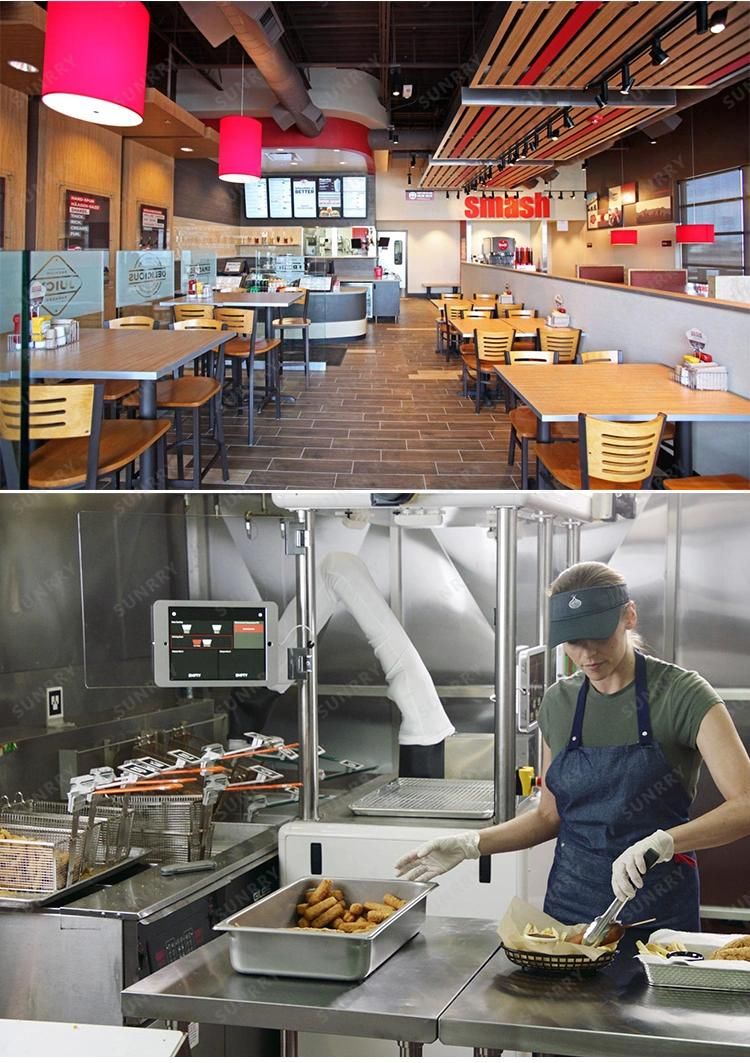 Hot Sale Industrial Fast Food Kitchen Equipment Kfc Equipment Full Set Electric Gas Fast Food Equipment