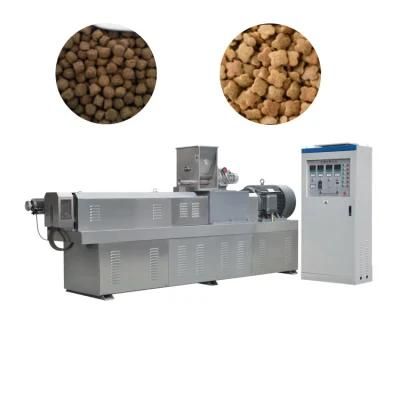 Aquatic Animal Floating Fish Feed Machinery Dog Food Production Line