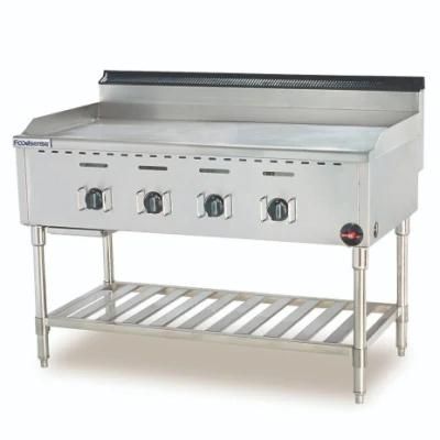 Hotel Restaurant Stainless Steel Hot Sale Model Gas Griddle