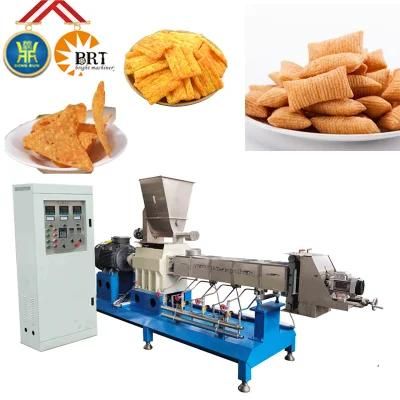 automatic corn chips snack food frying production equipment supplier