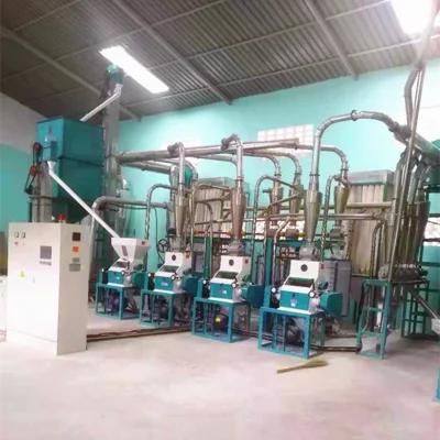 Hongdefa Popular 20t Per 24h Maize Corn Flour Milling Machine