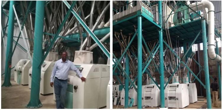 100t/24h Maize Flour Mill Milling Machine