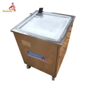 Hot Sale -30 Degree Square Pan Ice Cream Roll Machine