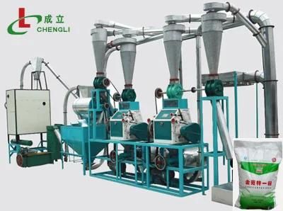 50 Ton Per Day Wheat Flour Mill Wheat Grinding Machine Flour Machinery