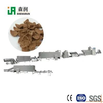 Big Capacity Breakfast Cereal Corn Flakes Production Line Extruder Machine