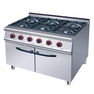 6 Gas Burner with Cabinet (American style burner)