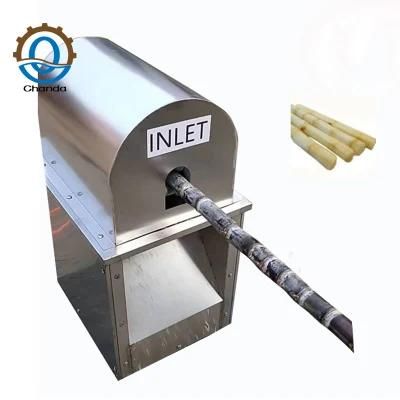 High Efficient Electric Sugar Cane Peeler Sugarcane Peeling Machine for Sale