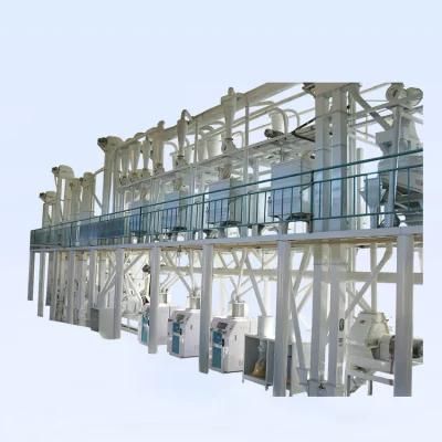 Wheat Maize Corn Flour Milling Process Machine Mini Roller Flour Mill Plant