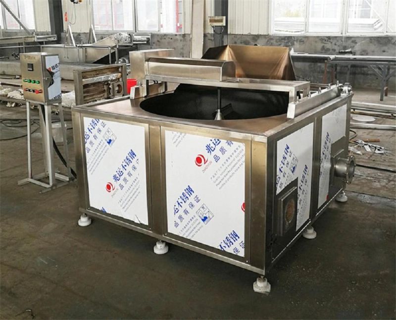 2021electric Automatic Potato Chips Onion Frying Machine for Snacks