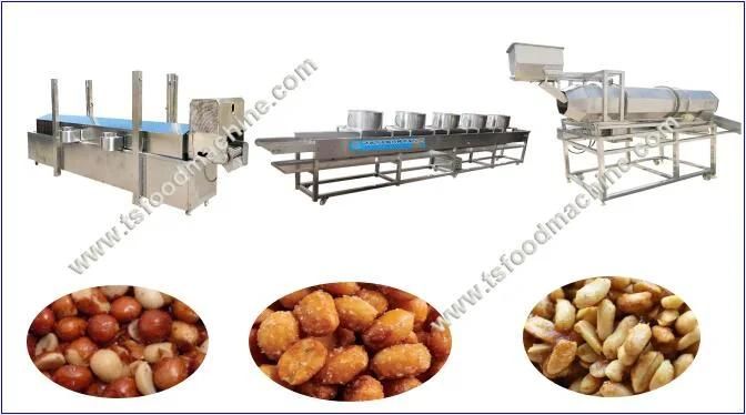 Automatic Spanish Churros Frying Machine Churros Fryer and Cooling Seasoning Line