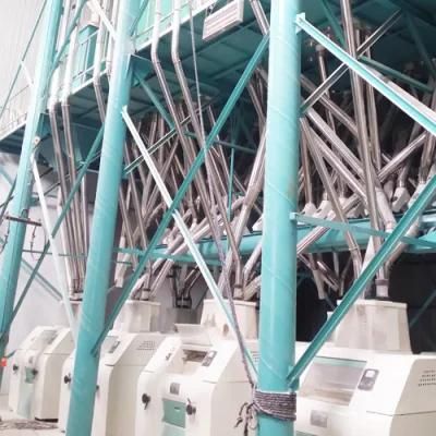 Zambia 50t/24h Breakfast Meal Roller Meal Maize Meal Mill Machine