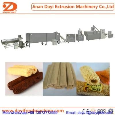 High Quality Corn Puff Snacks Machine Core Filling Extrusion Line