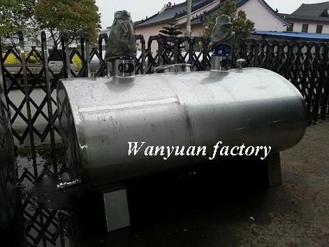 Stainless Steel Horizontal Liquid Storage Tank