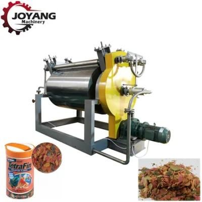 Ornamental Aquarium Flake Fish Feed Drum Roller Machinery