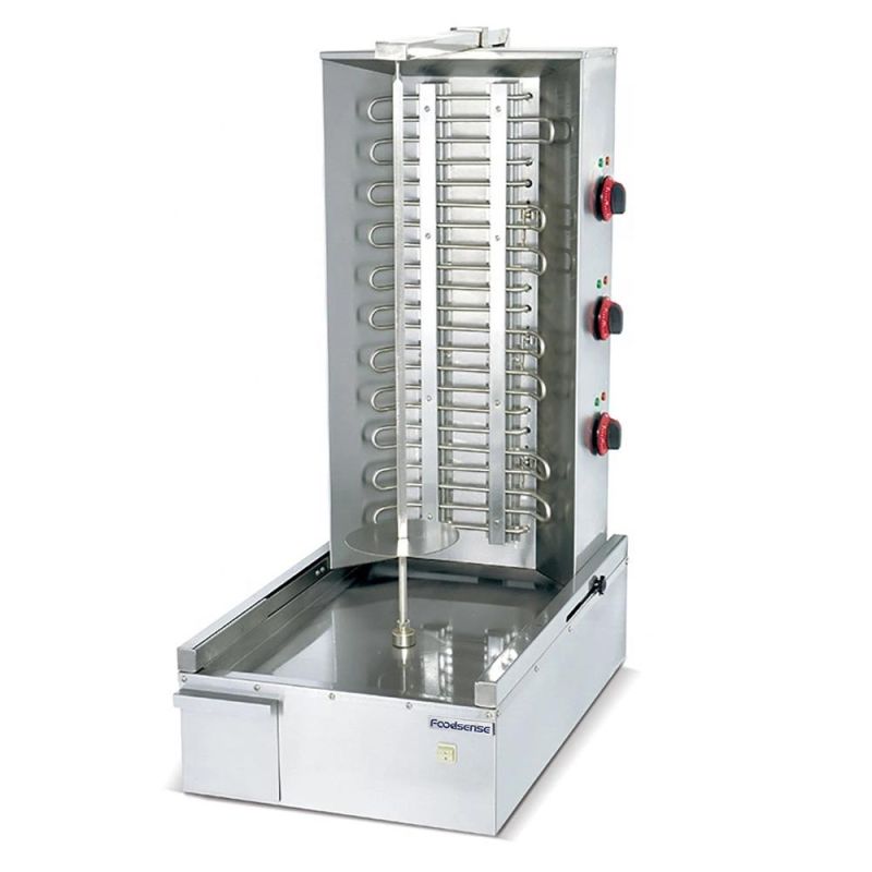 Hot Sale Commercial 4 Burners Chicken Gas Shawarma Chicken Machine