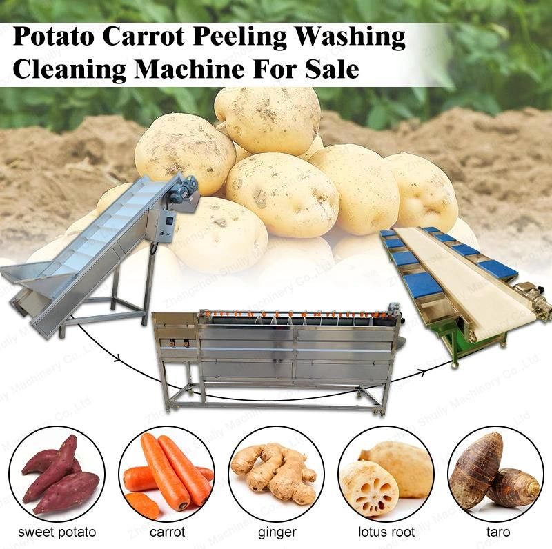Cheap Price Potato Carrot Peeling Washing Cleaning Machine for Sale