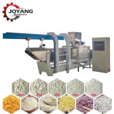 Yellow Acicular Breadcrumbs Extruder Plant Panko Bread Crumbs Processing Machinery