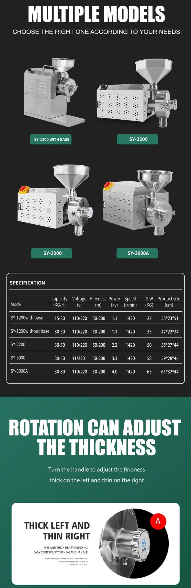 Dropshipping Rice Milll Other Grinding Machines Automatic Wheat Flour Mill Machinery Coffee Bean Grinder