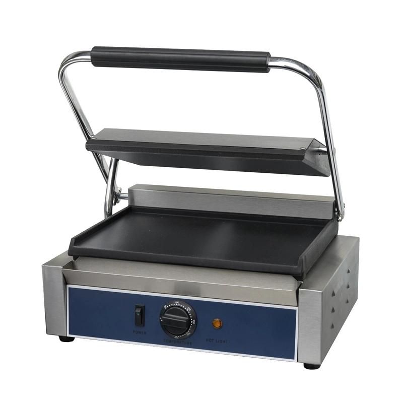 Electric Panini Grill, Contact Grill -Top Flat + Bottom Flat