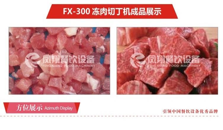 Fx-300 Industrial Frozen Meat Dicing Machine, Meat/Beef Cutting Machine, Cutter