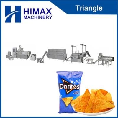 User-Friendly Deep Fried Triangle Snack Food Corn Chips Doritos Chips Machine Plant