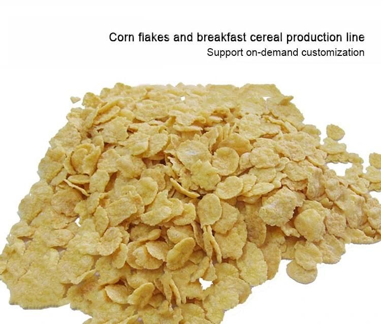 Wheat Rice Oats Maize Corn Flakes Breakfast Cereal Maker Making Machine Extruder Production Line Equipment