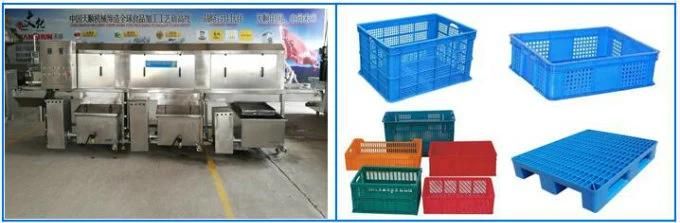 Food Industry Plastic Crate Cleaning Pallet Tray Washer Washing Machine