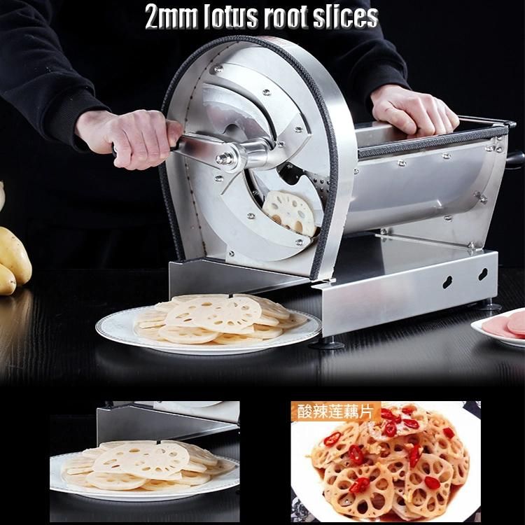 Ginger Slicing Machine Banana Cutting Lotus Root Slicer Vegetable Cutter Lemon Slicer