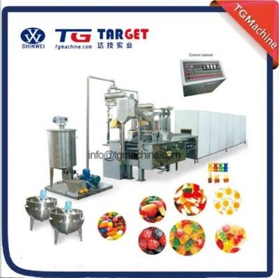 Frequency Control Full Automatic Jelly Candy Production Line Gummy Candy Making Machines