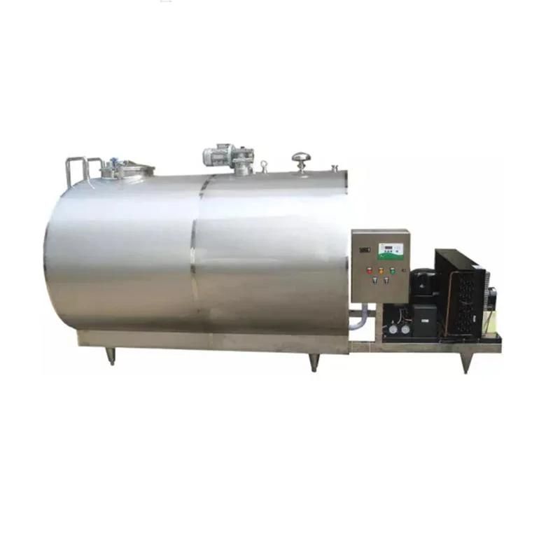 Stainless Steel Insulation Wall Milk Cooling Tank with Agitator