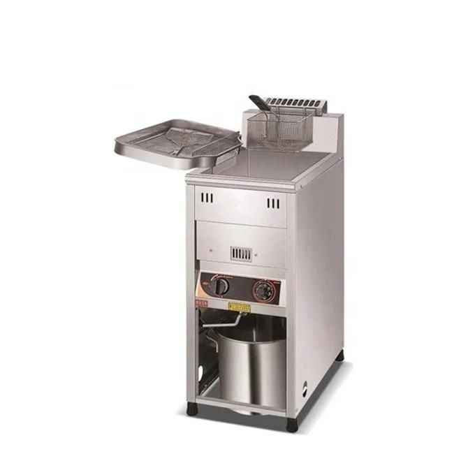 Commercial Equipment Stainless Steel Snack Chicken French Fries Deep Fryer for Restaurant Oven