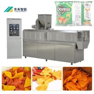 100kg/H Hot Sales Doritos Chip Process Line Corn Chips Production Machine Tortilla Chips ...