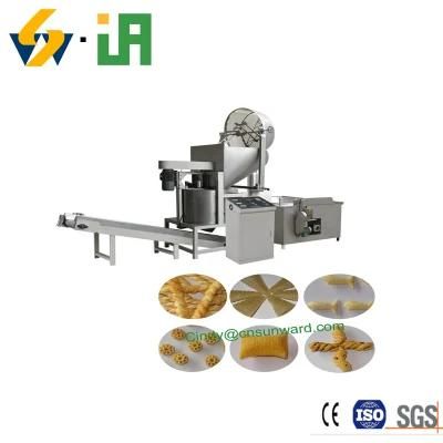 Fried Tortilla Chips Processing Line Machine Tortilla Nachos Corn Doritos Chips Extruder ...