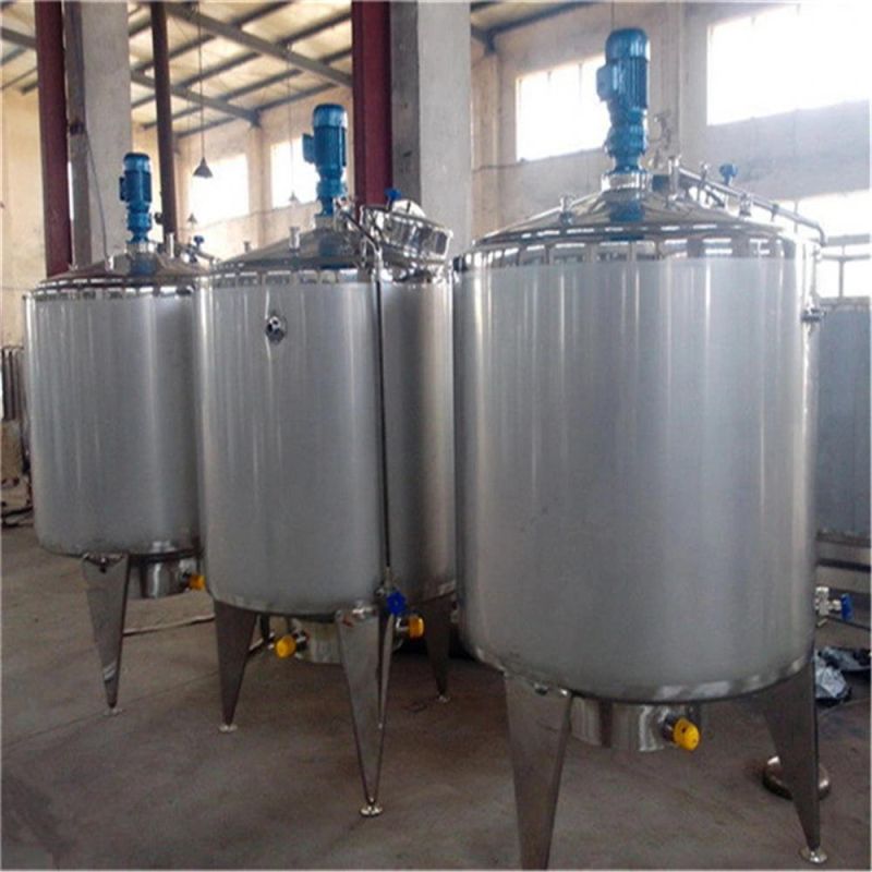 Heating and Mixing Tank Double Wall Tank Pressure Mixer