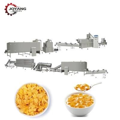 Corn Flakes Oat Cereal Flakes Machine Breakfast Cereal Production Line