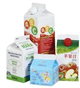 Gable Top Carton/Rooftop Box Juice Milk Water Filling Packing/Packaging/Package Machine