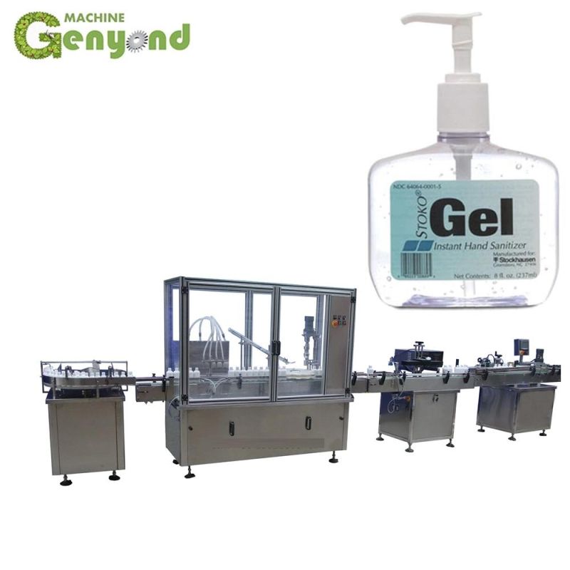 Oral Liquid Filling Machine for Medical Alcohol Ethanol Gel Hand Sanitizer Spray