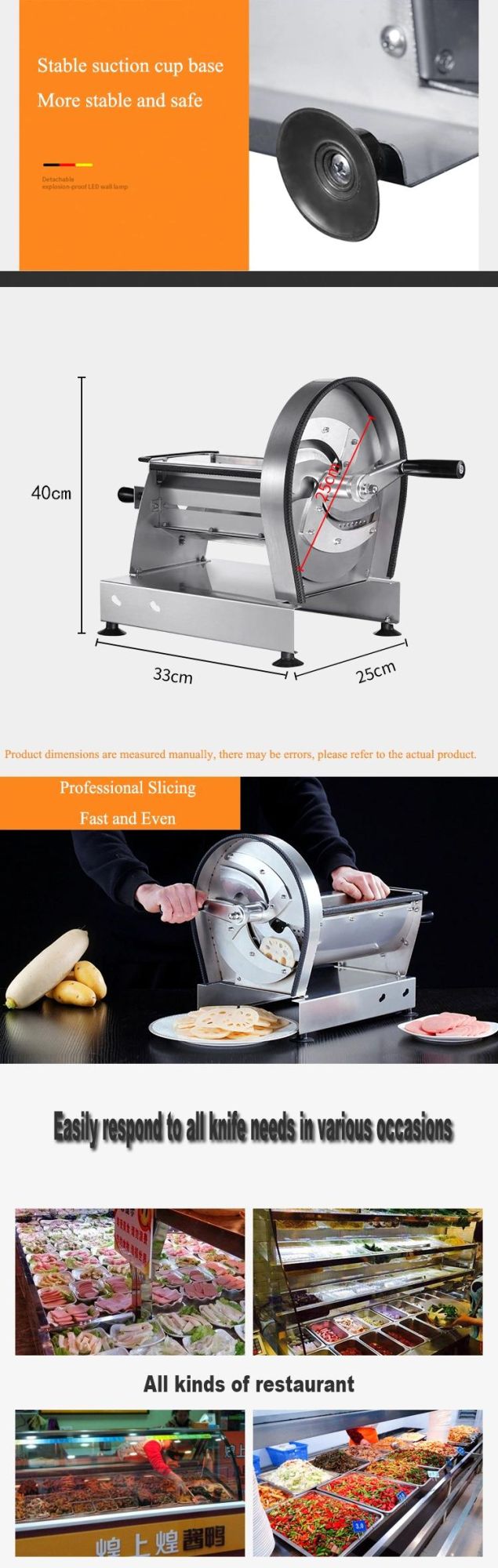 Banana Slicer Dragon Fruit Zucchini Slicing Cutter Equipment Lotus Roots Slicer Small Fruit and Vegetable Slicer