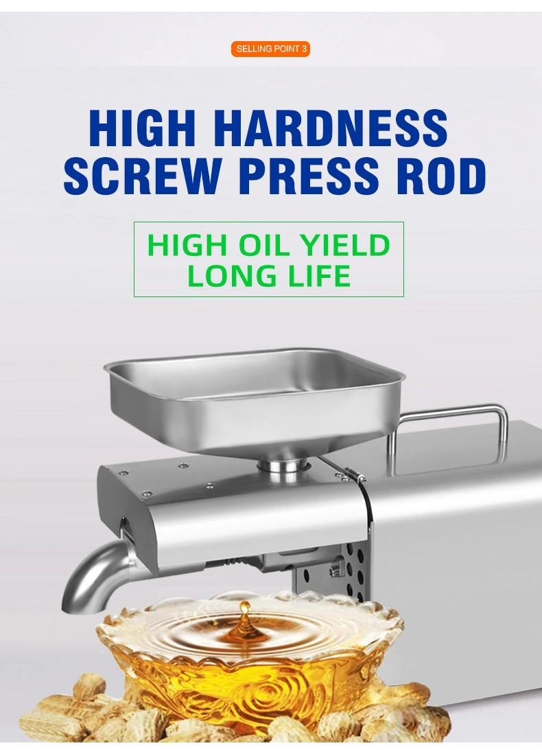 Automatic Small Oil Press Machine for Home Use