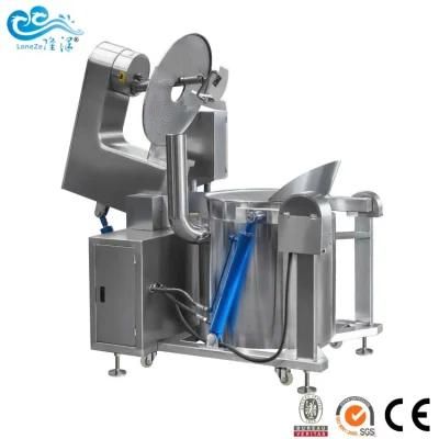 Large Industrial Mushroom Caramel Butterfly Popcorn Popping Making Machine Heated by Gas