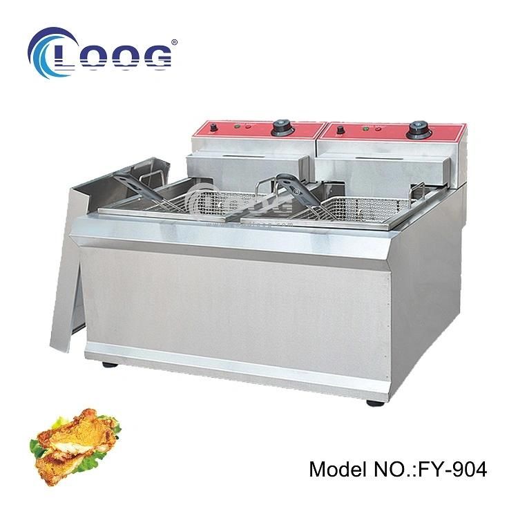 Commercial Electric Cooking Countertop Restaurant Equipments Chicken Fryers Donuts Deep Fat Oil Frying Potato Chip Fryer