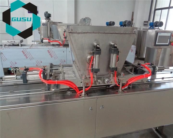 Gusu Flly Automatic Chocolate Moulding Machine for Ice Cream