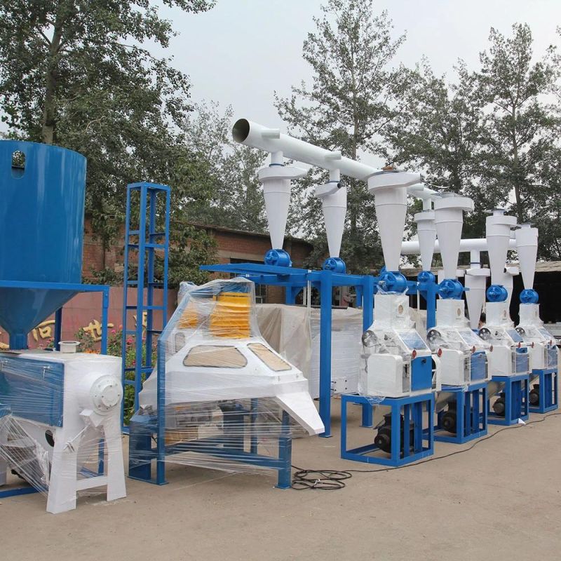 30t/D Maize Flour Milling Machines with Compact Structure