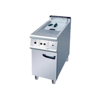 Commercial Gas 1 Tank 1 Basket Fryer with Cabinet