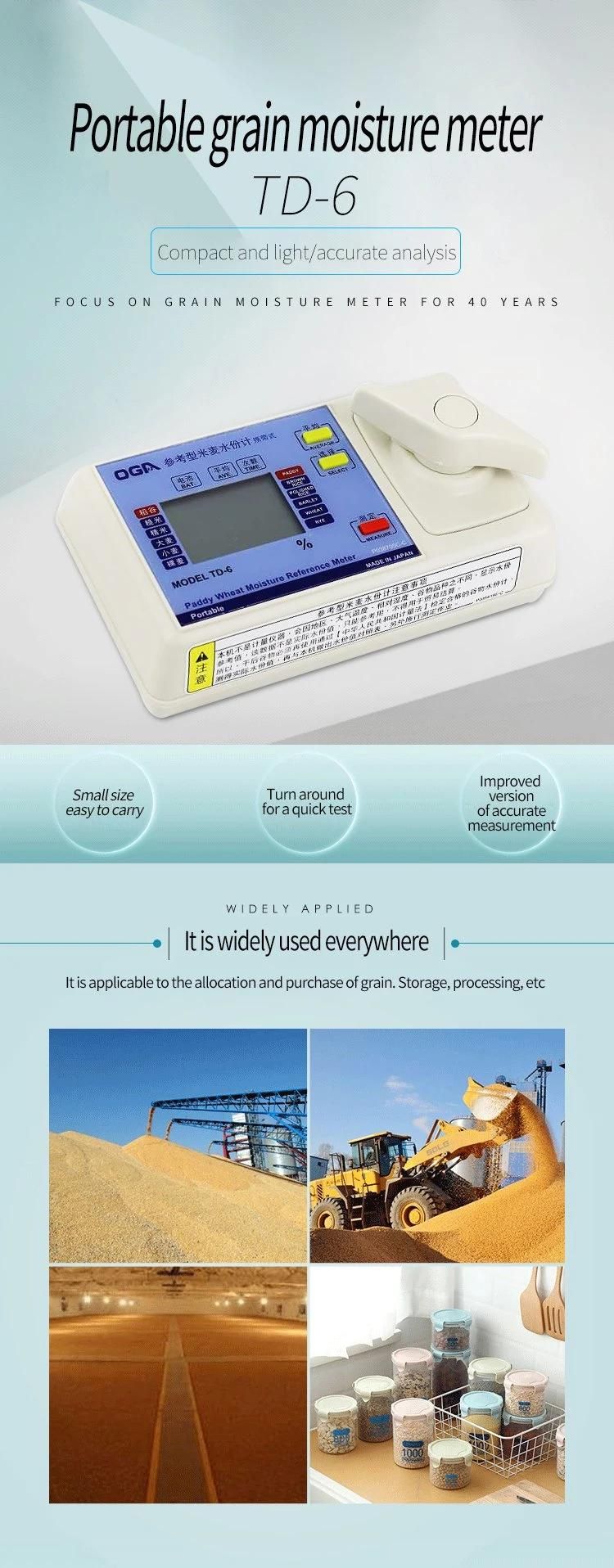 Td-6 Meter Wheat Moisture Tester Imported From Japan