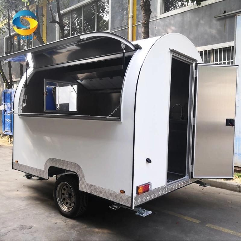 Guangzhou Factory Custom Food Cart Australian Standard Food Truck BBQ Trailer Mobile Food Trailer Car for Sale