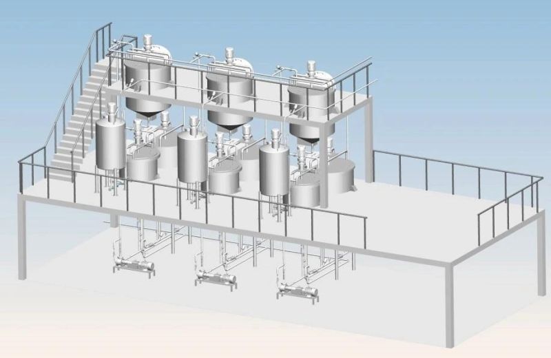 Reactor Mixing Tank Electric Heating Tank for Food Industry